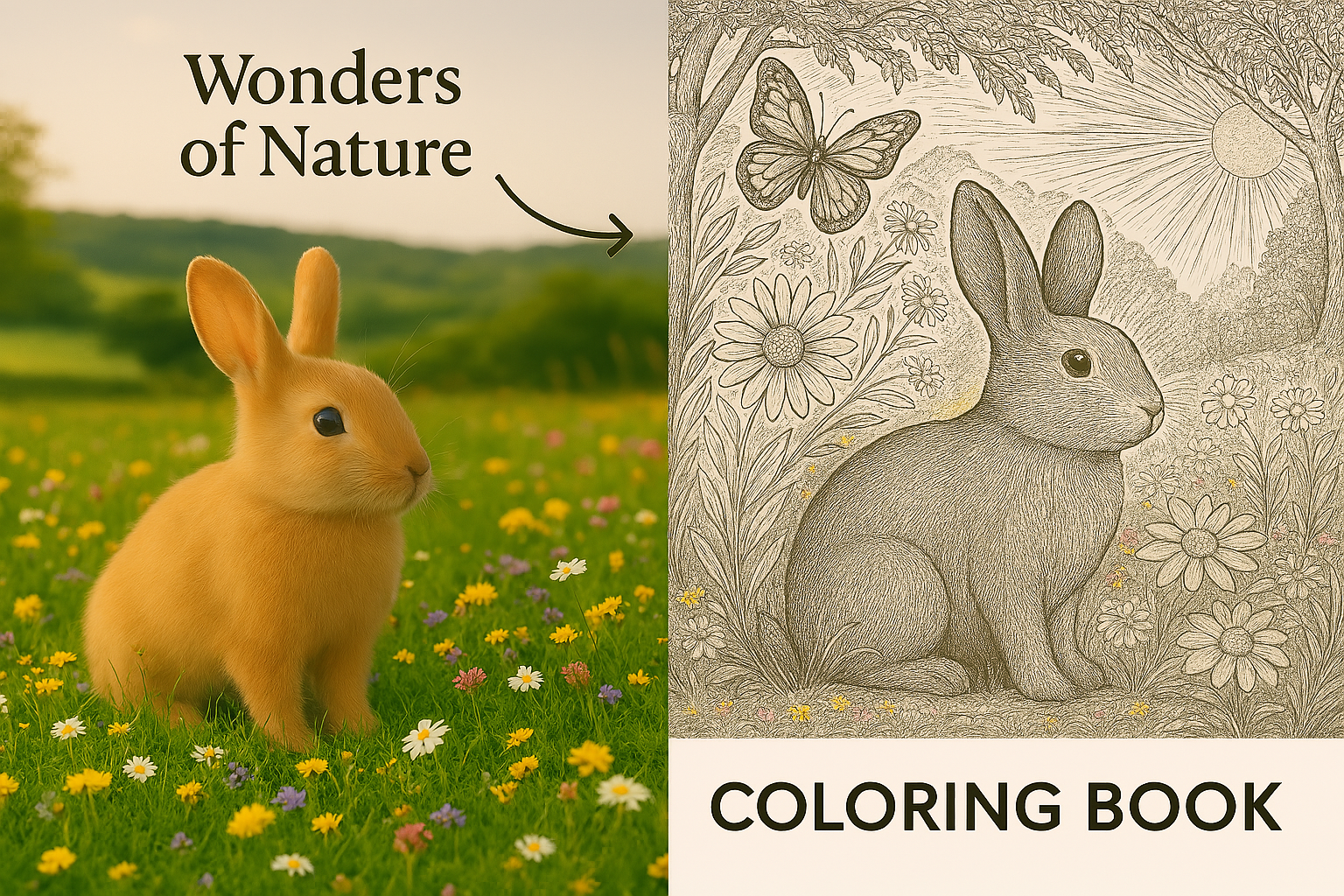 Adults Rabbit Coloring Page